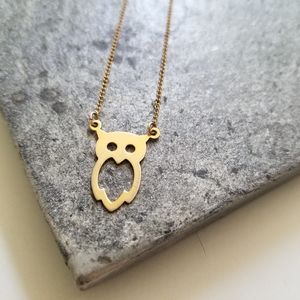 12kt Gold Filled Owl Necklace